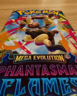EXTREMELY HEAVY Pokemon Phantasmal Flames - Factory Sealed Booster Pack (22.75g) - Image 3