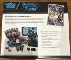 Pokemon TCG Scarlet & Violet Black Bolt Elite Trainer Box Etb Factory Sealed NEW - Image 2