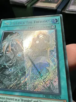 LP The Fallen And The Virtuous Yugioh Secret Rare - Image 3
