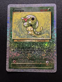 Pokemon Caterpie 69/110 Reverse Holo Legendary Collection Card Excellent ! - Image 2