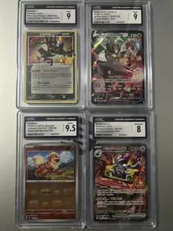 Pokemon Graded Card Lot CGC Graded Cards Lot of 4 - Image 1
