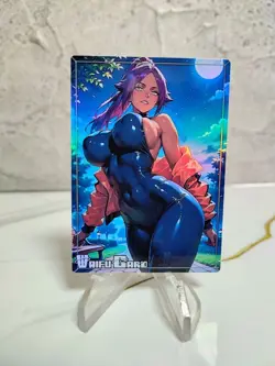 Yoruichi Trading Card Waifu Goddess Story Anime Girl holo Karte Manga Full Art - Image 1
