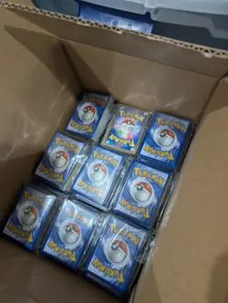 400 Pokemon Card Bulk Lot Common, And Rare foils holographics - Image 1