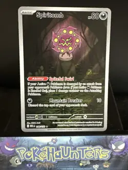 Pokemon Card Spiritomb 148/132 Illustration Rare Mega Evolution Base Set NM - Image 1