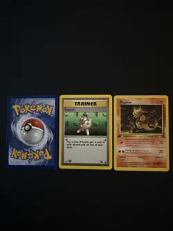 Kabuto Fossil Regular Card 50/62 Recycle 61/62 Magmar 39/62 Fossil Series 1st Ed - Image 2