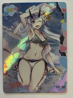 TOMOE GOZEN FATE SR SR-30 Femme Fatale Goddess Story Collectible Card - Image 1