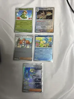 Pokemon Card Lot Black Bolt Prismatic Evolution Pokeball Holo Lot Of 5 Cards - Image 1
