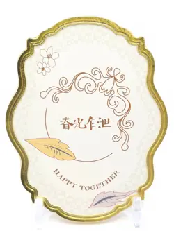 Happy Together - Anime Waifu Gold Metal Trading Card - Hu Tao - Image 2