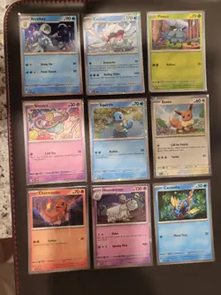 Pokemon TCG Mixed Scarlet And Violet Promo Card Lot. Eevee Charmander Squrtle - Image 1
