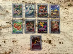 Pokemon Mega Evolution Random Card Lot Of 9 - Image 1