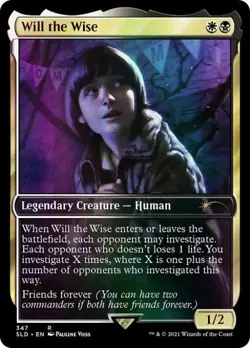 MTG English Will the Wise NM Foil Secret Lair - Image 1
