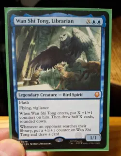 MTG Avatar Wan Shi Tong, Librarian TLA 0078 Non-foil Mythic - Image 1