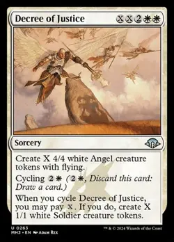 2x Decree of Justice - Foil MH3 NM MTG - Image 1