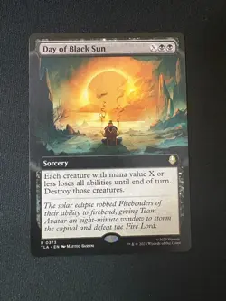 2025 MTG Avatar The Last Airbender Day Of The Black Sun Extended Art #373 - Image 1
