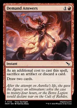 Demand Answers - Foil MKM NM MTG - Image 1