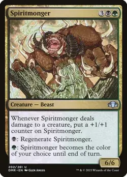 2x Spiritmonger - Foil Dominaria Remastered NM MTG - Image 1