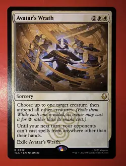 MAGIC, MTG: AVATAR, THE LAST AIRBENDER, RARE, AVATAR'S WRATH, #0012 NM - Image 1