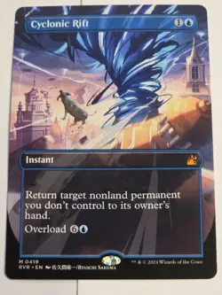 MTG - Cyclonic Rift - Anime Borderless - Ravnica Remastered - Image 1