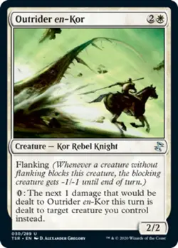 MTG Outrider en-Kor - Foil, Time Spiral Remastered, Lightly Played, English - Image 1