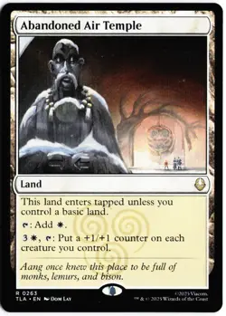 MTG Abandoned Air Temple R TLA 263 NM Normal - Image 1