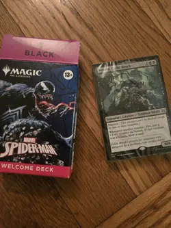 MTG Spider-Man Welcome Deck Black Only Sealed With Box - Image 1