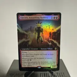 Electro, Assaulting Battery (Extended Art) Marvel's Spider-Man Foil - Image 1