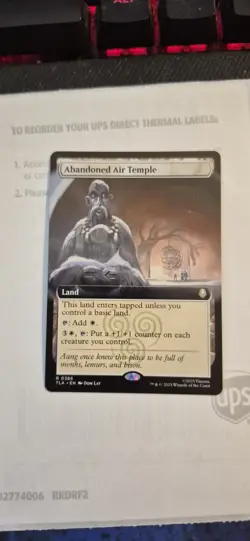 Abandoned Air Temple - Extended NON-Foil - Avatar MTG - Ships Now! - Image 1