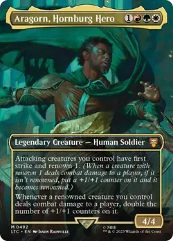MTG - Aragorn, Hornburg Hero - Lord of the Rings - Magic the Gathering - Image 1