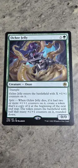Ochre Jelly Adventures in the Forgotten Realms Regular Creature Rare MTG NM - Image 1
