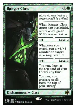 Ranger Class (foil) adventures in the forgotten realms MTG - NM+ - Image 1