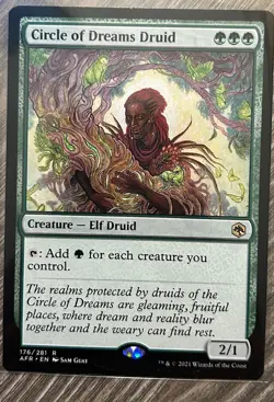 Circle of Dreams Druid R Adventures in the Forgotten Realms 176 NM - Image 1