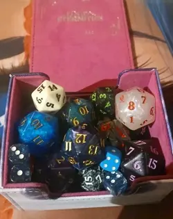 Dice Lot With Edge Of Eternities Deck Box - Magic The Gathering - Oversized - Image 4