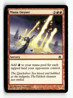MTG | Mana Geyser | Fifth Dawn | Regular | Moderately Played | English - Image 1