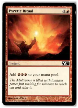 MTG Pyretic Ritual - Magic 2011 (M11) Heavily Played English - Image 1