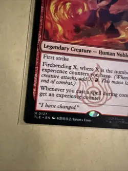 MTG Zuko, Firebending Master TLE 0127 M NM Regular - Image 3