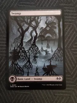 mtg swamp full art wilds of eldraine 0264 - Image 1