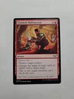 MTG - Untimely Malfunction _ DSK Regular Uncommon #0161 - Image 1