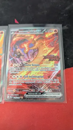 Pokemon TCG Team Rocket's Moltres ex Destined Rivals Stamped UPC Promo Set - Image 2