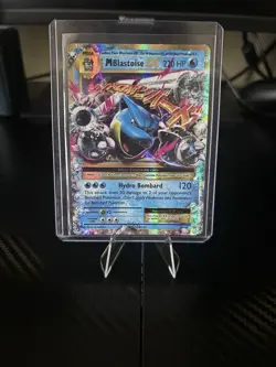 Pokemon TCG XY Evolution Mega Blastoise EX 22/108 Ultra Rare Holo - Image 1