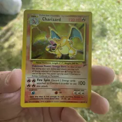 Pokemon TCG Charizard Base Set 2 4/130 Holo Unlimited Holo Rare - Image 1
