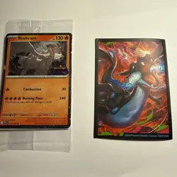 Pokemon Phantasmal Flames Stamped Reshiram 017/094 Barnes & Noble Promo SEALED - Image 3