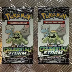 Pokemon Sun & Moon - Celestial Storm Bundle 2 x TCG Sampling Packs - Image 1