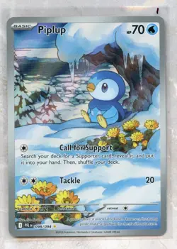 2025 Pokemon PFL EN- Mega Evolution Phantasmal Flames #098 Piplup IR - Image 1