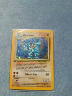 Pokemon TCG Machamp Base Set 8/102 Holo 1st Edition Holo Rare - Image 3