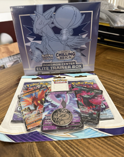 Pokemon Center Sword and Shield Chilling Reign Elite Trainer Box ETB Sealed New - Image 1