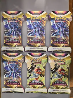 Pokemon Astral Radiance Sleeved Booster Packs X6 - Image 1