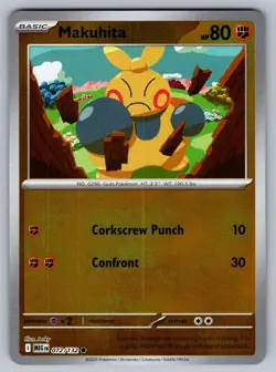 Makuhita 072/132 Me01: Mega Evolution Reverse Holo - Pokemon TCG NM - Image 1