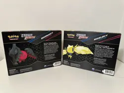 Pokemon TCG Crown Zenith Regidrago V & Regieleki V Collection Boxes (Set of 2) - Image 2