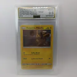 Pokemon CGC 9.5 Mint+ Black Star Promo Holo Detective Pikachu SM190 - Image 3