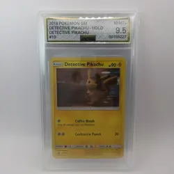 Pokemon CGC 9.5 Mint+ Black Star Promo Holo Detective Pikachu SM190 - Image 4